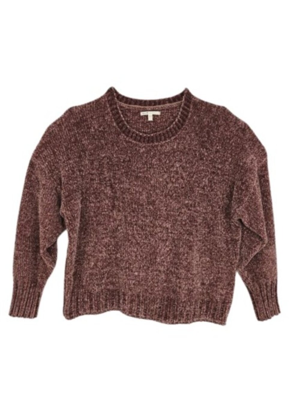 Seven7 Mauve Chenille Fuzzy Sweater XXL